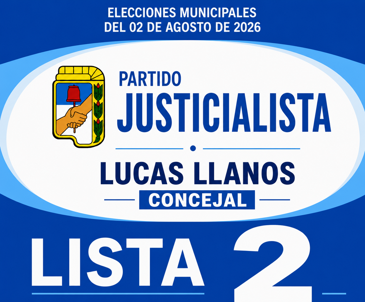 Lucas Llanos - Lista 2 - Concejal